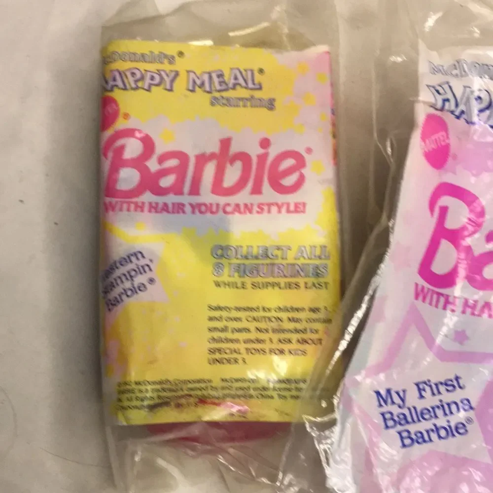 1992 McDonalds Happy Meal Barbie Toys
